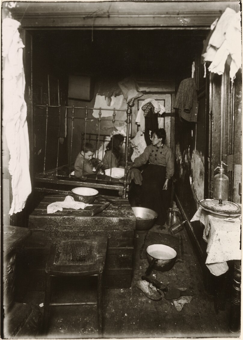 A Rear Tenement Bedroom, NY East Side