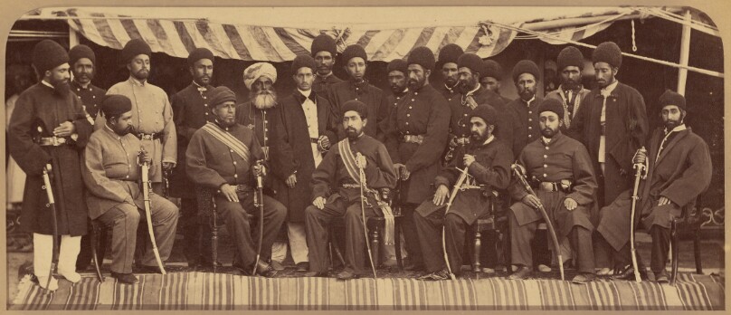 Group, The Amir Yakub Khan and Sirdars of Kabul