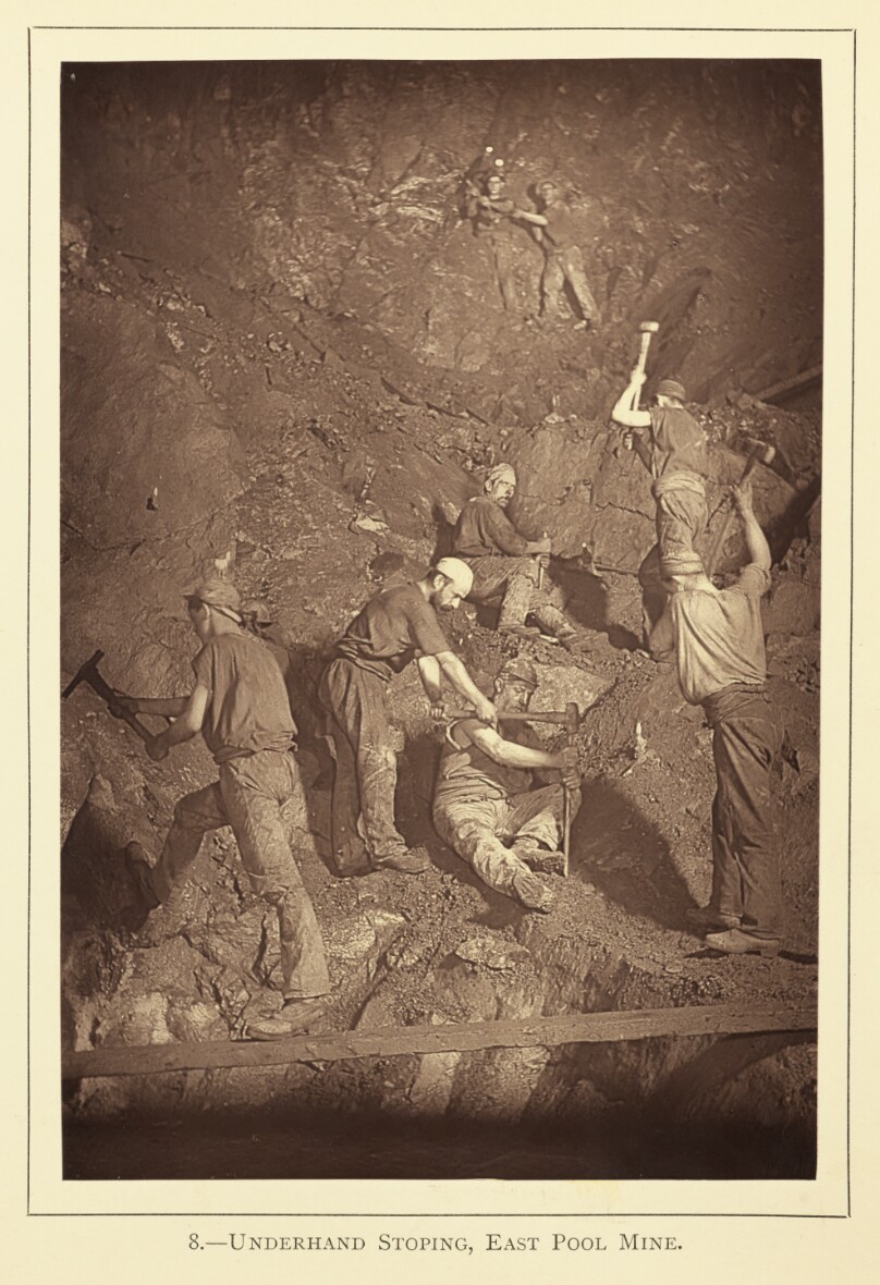 Underhand Stoping, East Pool Mine