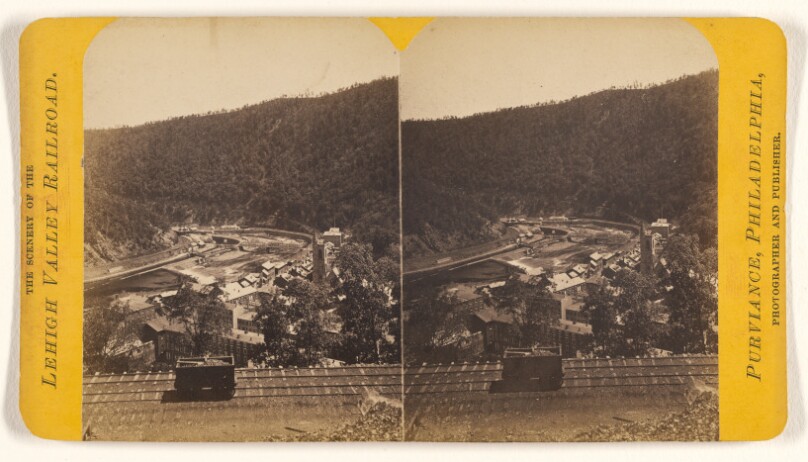 [Scene from the Leigh Valley Railroad area]