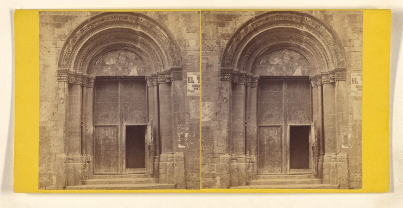 Barcelona - Door of Santa Eulalia.