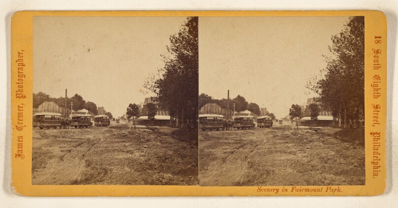 [Brown Street or Fairmount Avenue Entrance, Fairmount Park, Philadelphia, Pennsylvania]