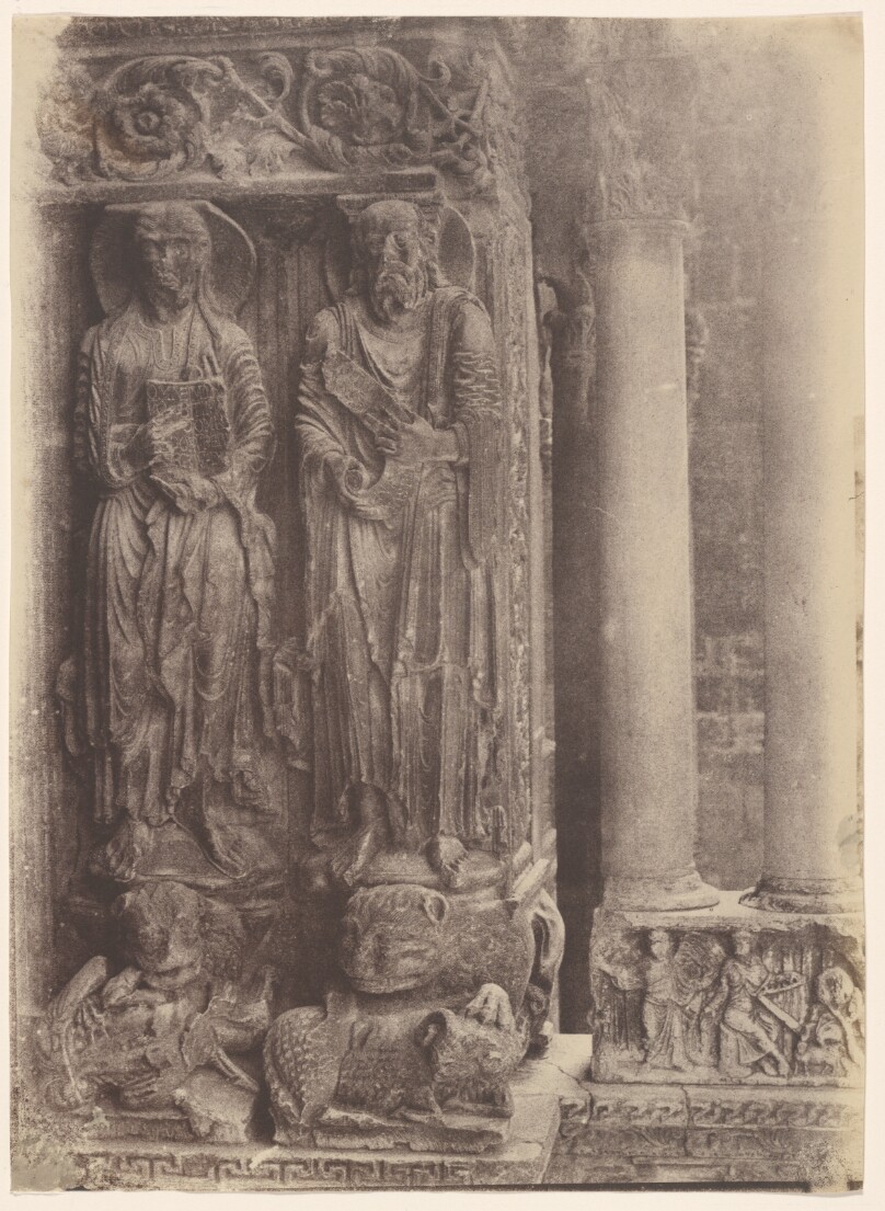 [Statues of Two Saints on a Central Doorway, Saint-Gilles du Gard]