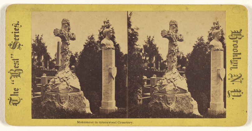 Monument in Greenwood Cemeterey. [Brooklyn, N.Y.]