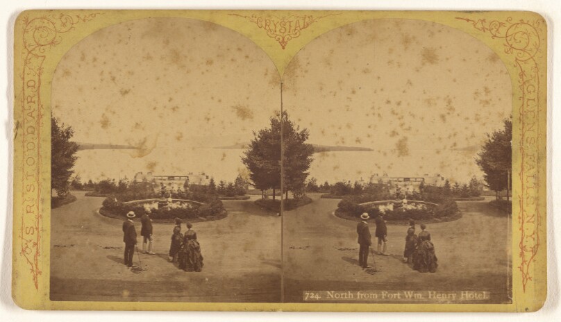 North from Fort Wm. Henry Hotel.