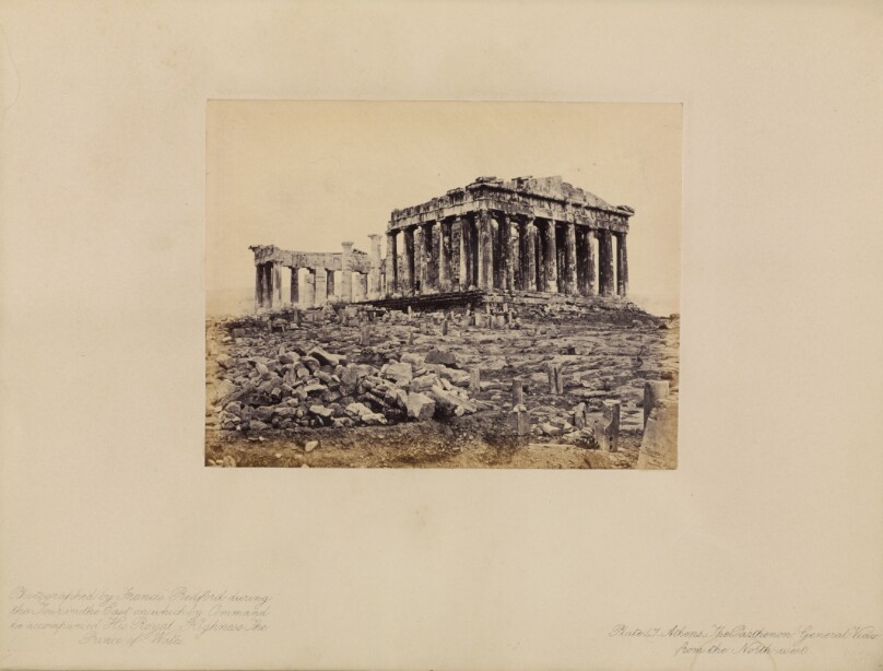 Athens - The Parthenon, General View from the Northwest