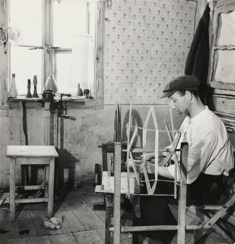 Knitting socks, Bialystok, Grodzisk, or Warsaw