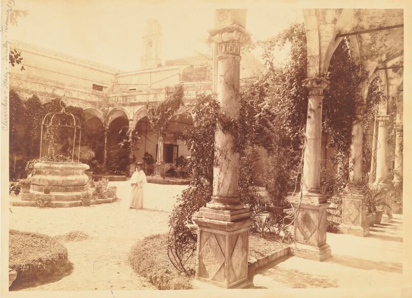 [Church Courtyard, Sicily]