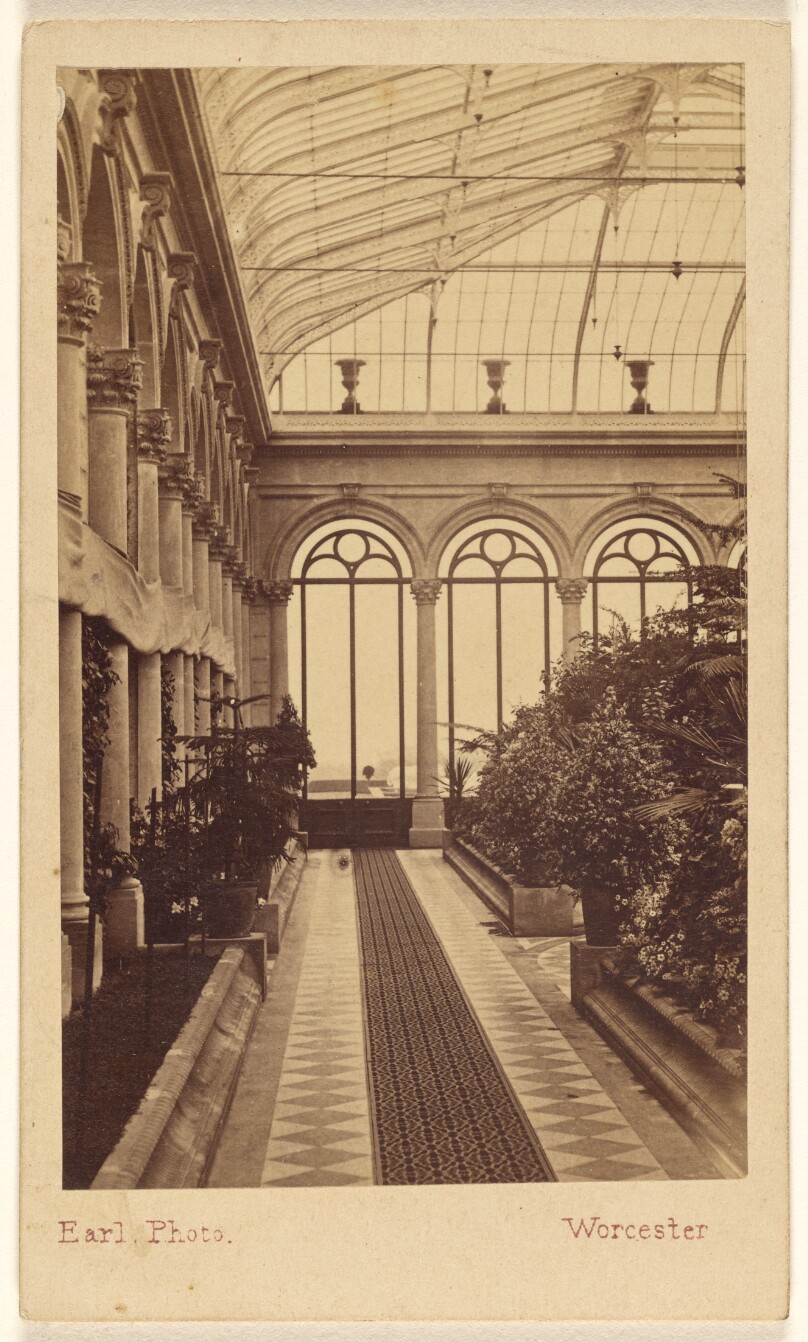 Whitley Court. Interior of Grand Conservatory.