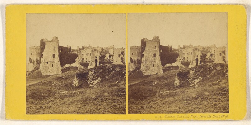 Carew Castle, View from the South Weft.
