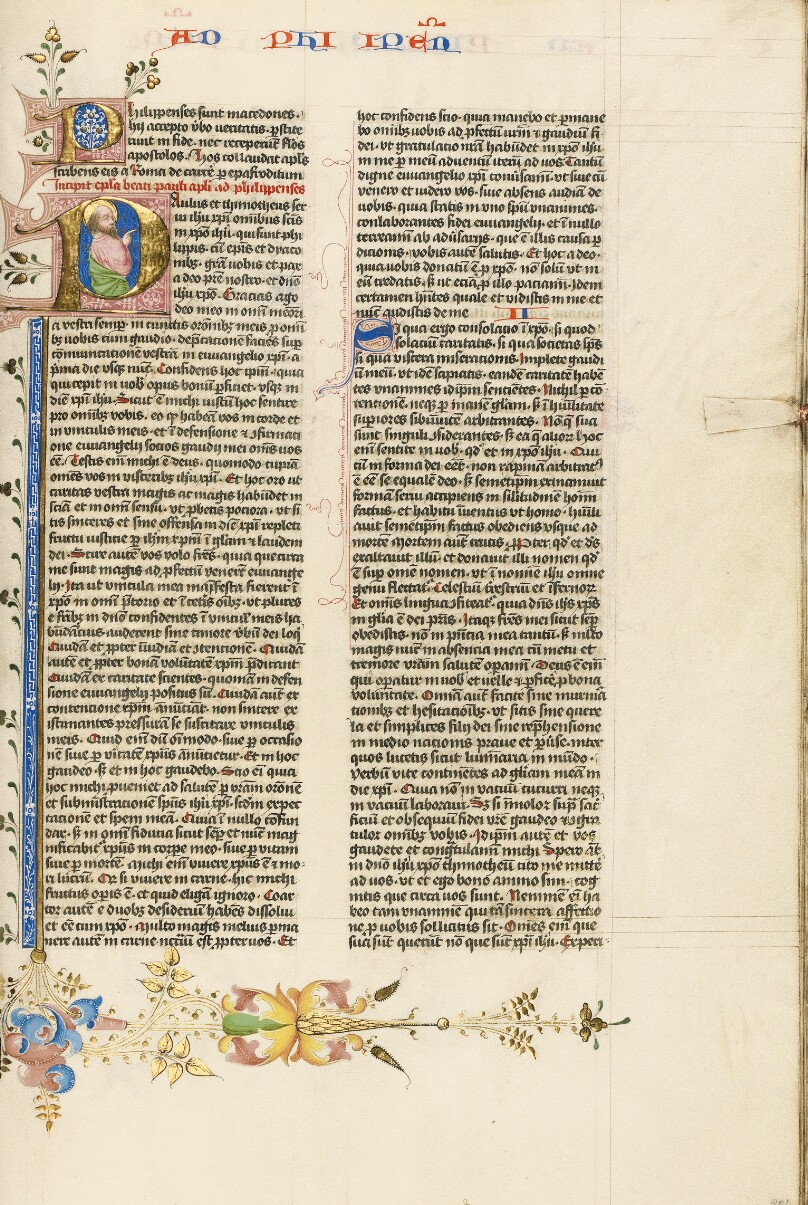 Initial P: Saint Paul