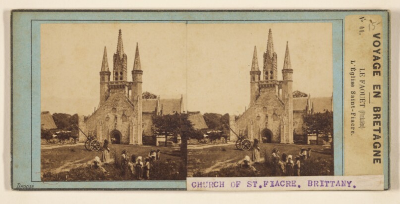 Voyage en Bretagn. Le Faouët (Finistère). L'Église Saint-Fiacre.