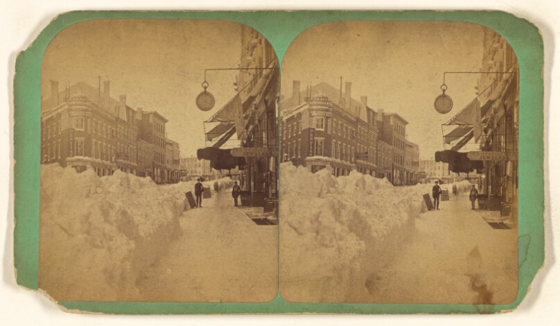 Middle Street in Winter. [Portland, Maine]