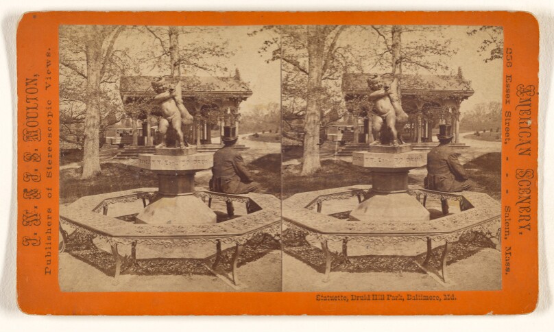 Statuette, Druid Hill Park, Baltimore, Md.