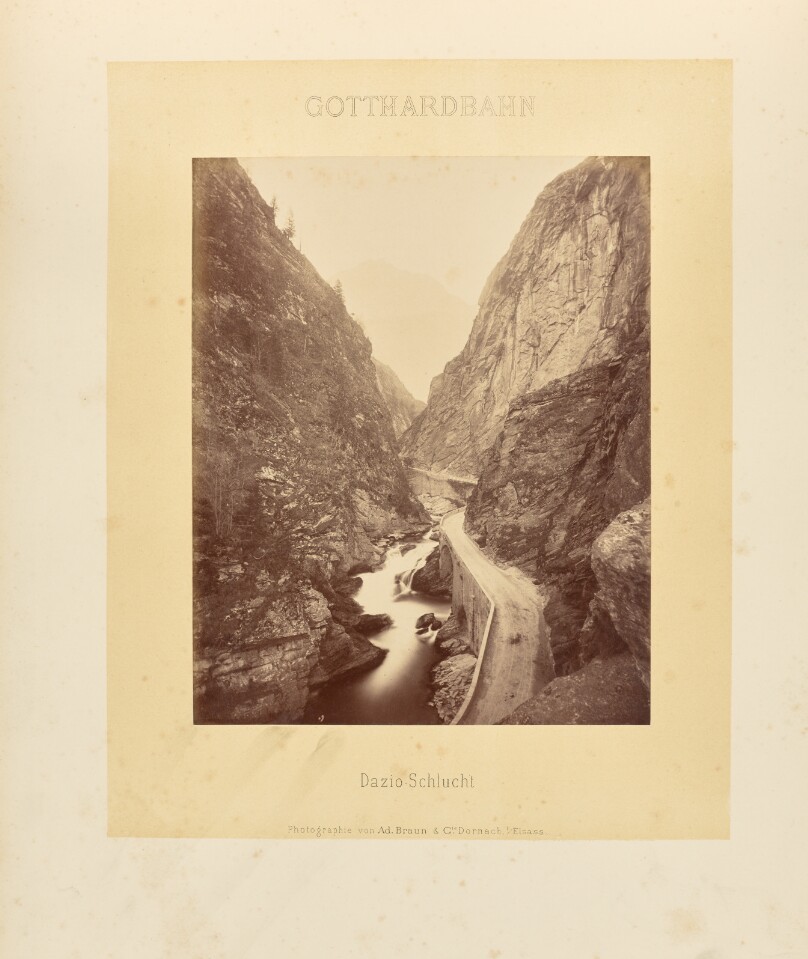 Gotthardbahn: Dazio-Schlucht