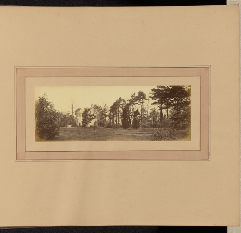[Exterior view of a building and trees]