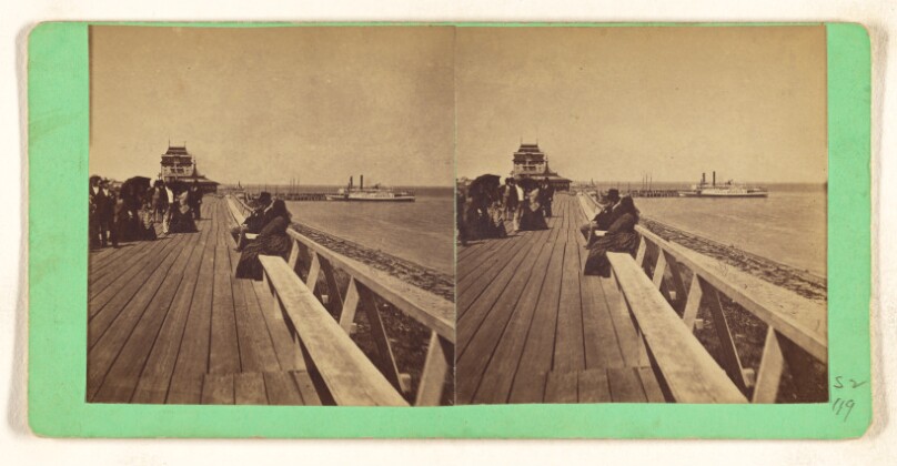 [Plank Walk and both landings, Oak Bluffs, Mass.]