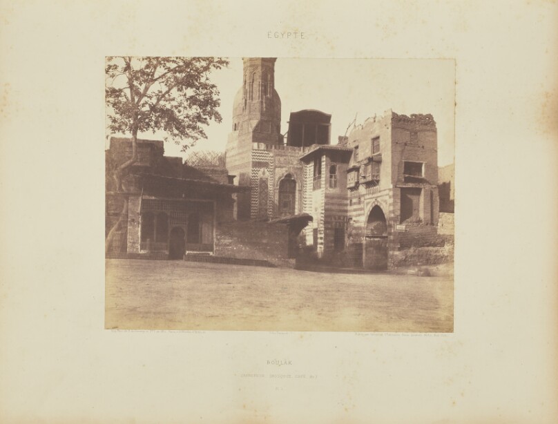 Boûlâk. Carrefour (Mosquée, Café, etcetera)