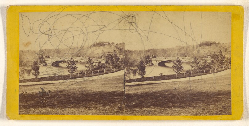 Central Park. The Bow Bridge.