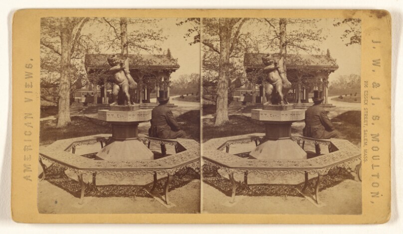 Statuette at Council Grove, Druid Hill Park. [Baltimore, Md.]