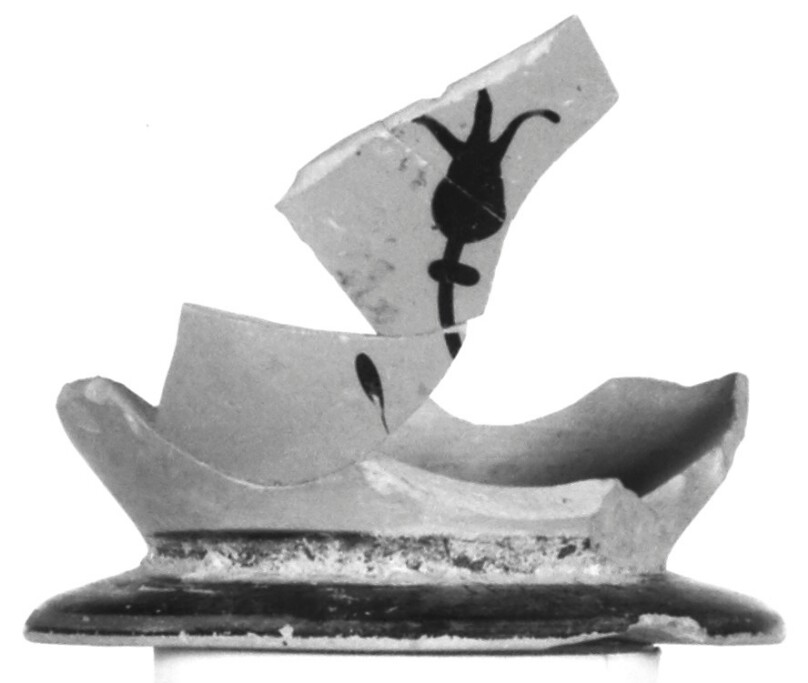 Attic Black-Figure Olpe Fragment (comprised of 2 Joined Fragments)