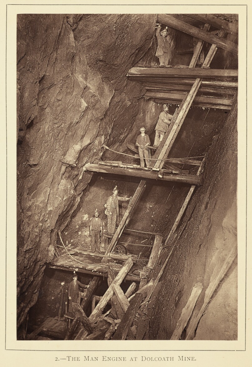 The Man Engine at Dolcoath Mine