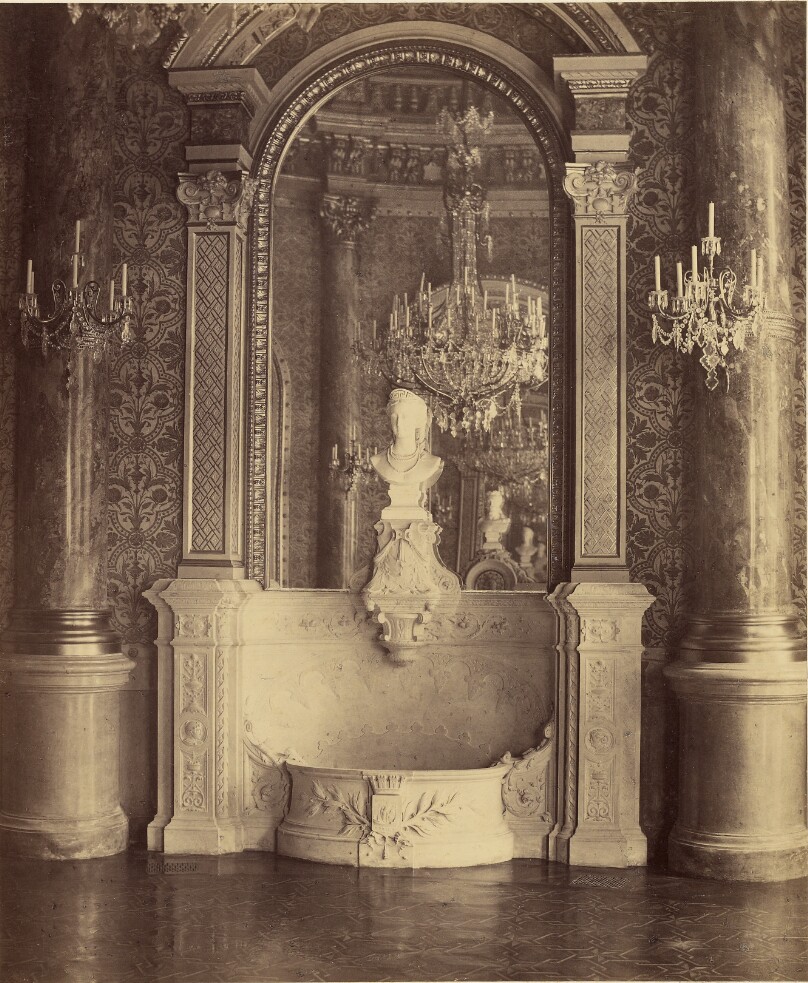 [Interior of a Palace, probably the Hotel de Ville, Paris]