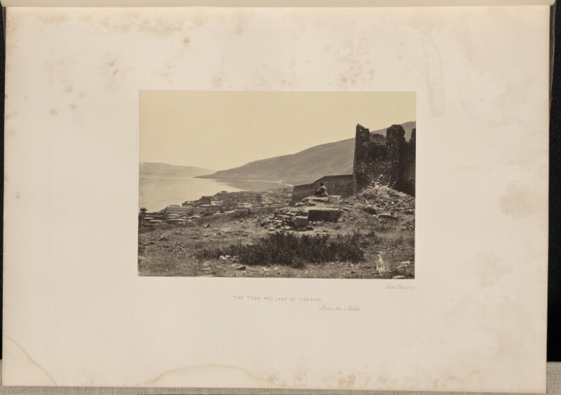 The Town and Lake of Tiberias, From the North