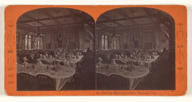 Hotel del Monte dining room, Monterey, Cal.