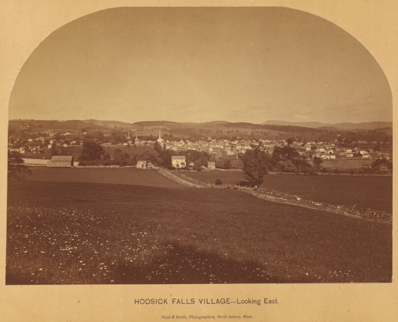 Hoosick Falls Village - Looking East.