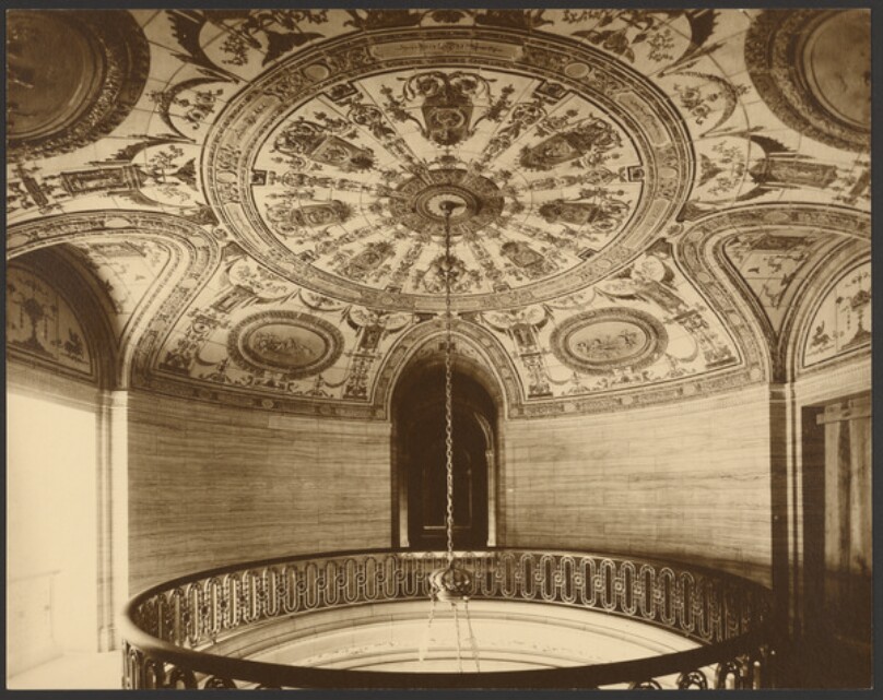 [Interior of domed roof]
