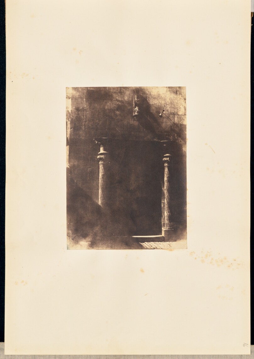 [Portal in shadow]