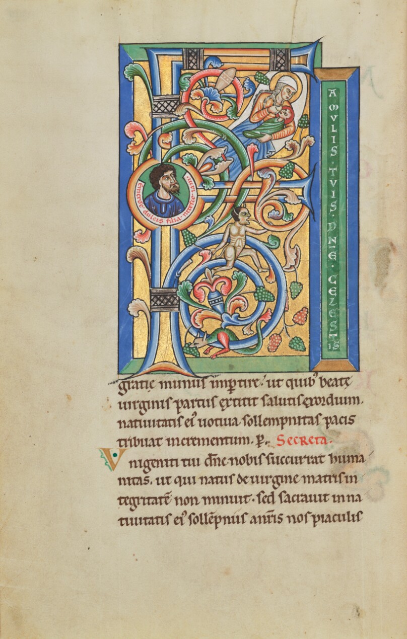 Initial F: The Birth of the Virgin
