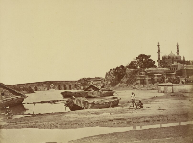 [Stone Bridge and the New Fortifications, Lucknow]