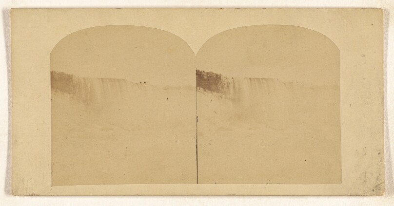 Niagara - Part of American Fall, from the Ice Bridge.