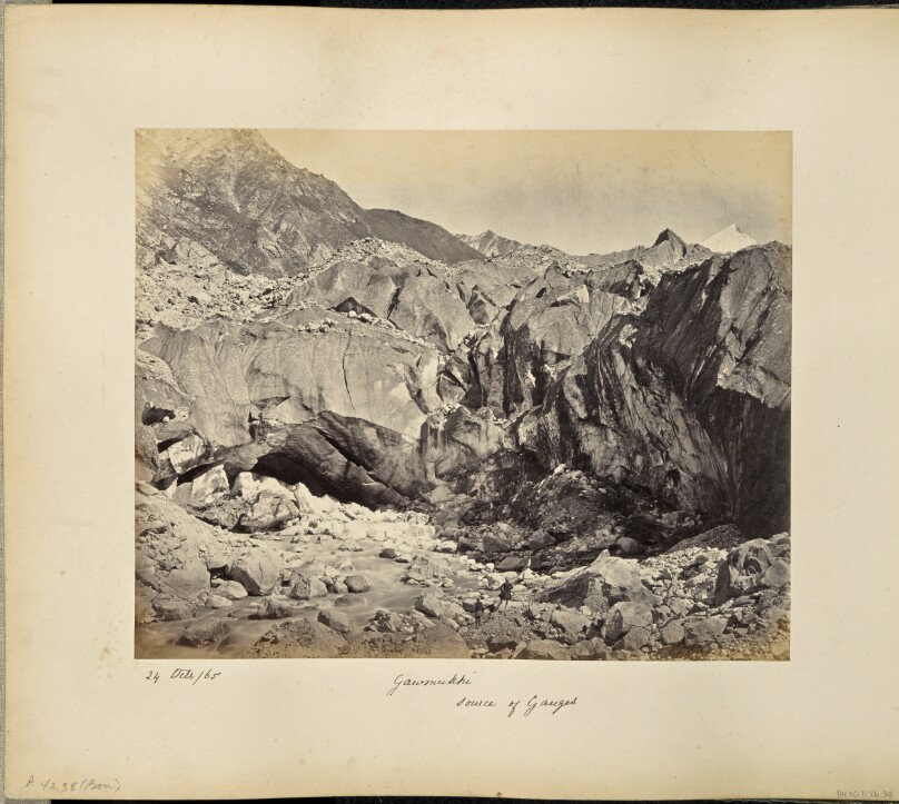 The source of the Ganges: Ice Cave at the foot of the Glacier