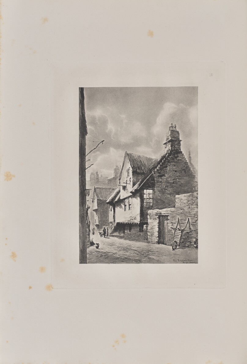 The Fiddler's Close, No. 75 High Street, looking down