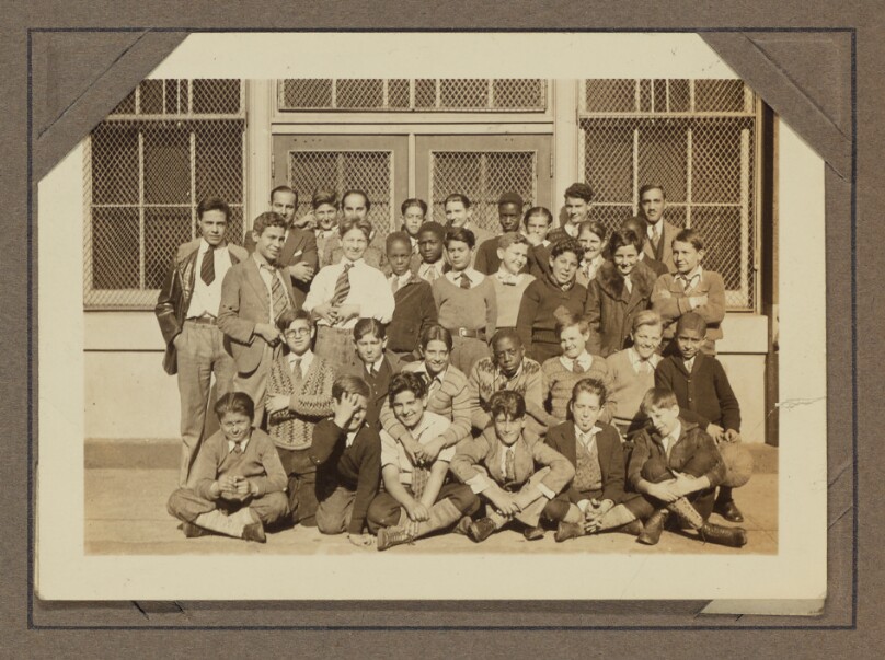 [Group portrait of students]