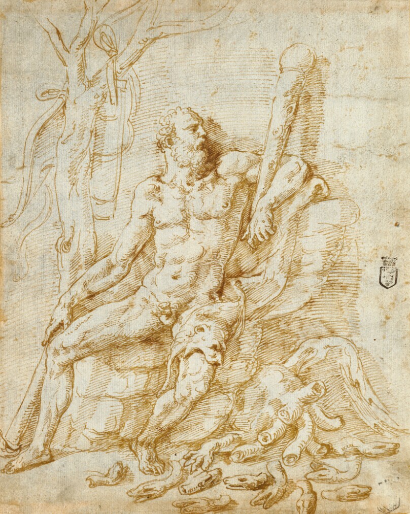Hercules Resting after Killing the Hydra