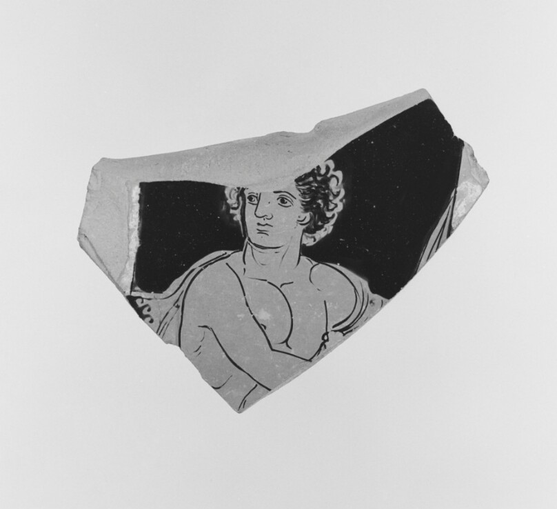 Apulian Red-Figure Bell Krater Fragment