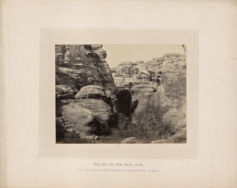 Arch Over the Great Ravine, Petra
