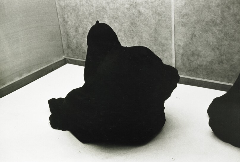 Yoko Ono as The Stone by Anthony Cox, Judson Gallery
