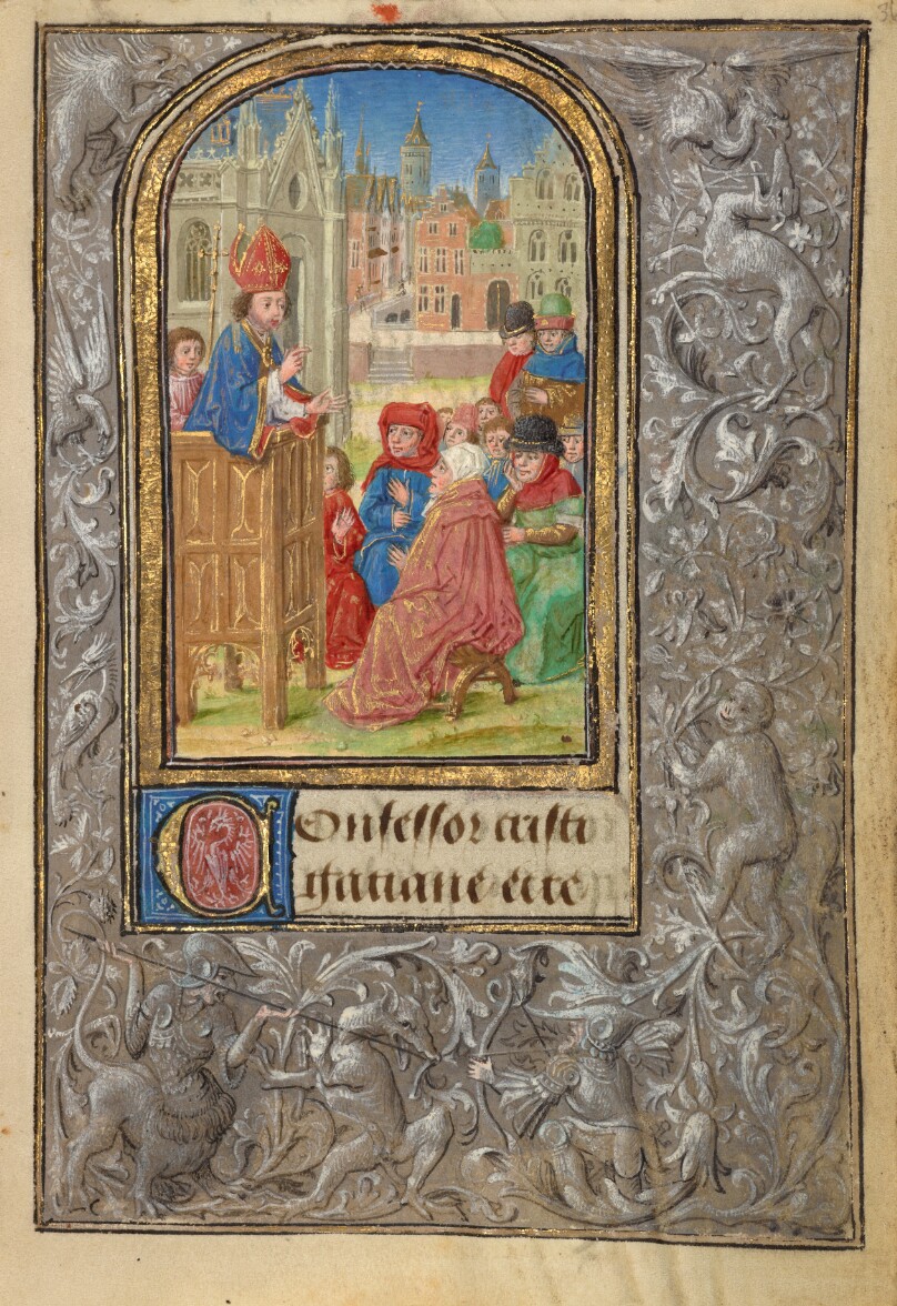 Saint Gatian Preaching
