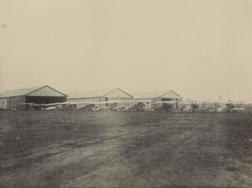 [Airplanes and hangers]