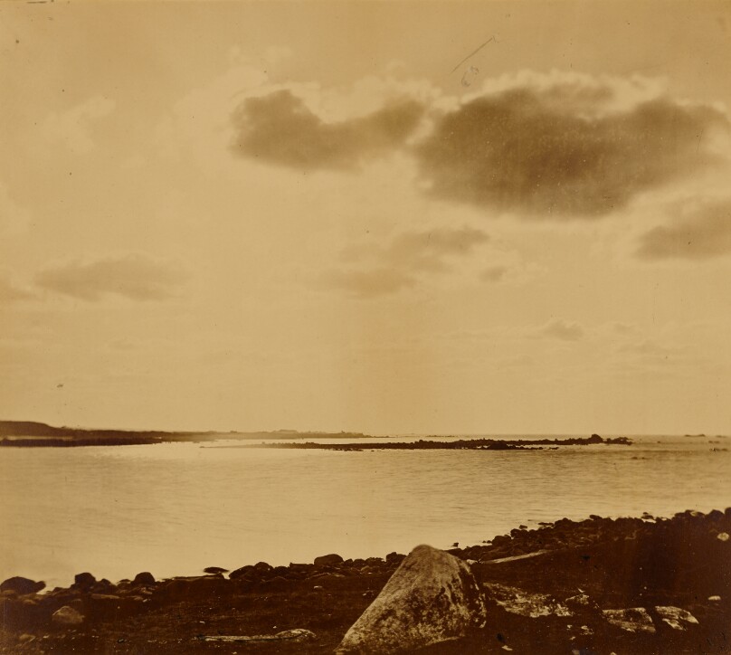Hid was bright heaven's loveliness, Beneath a sudden cloud