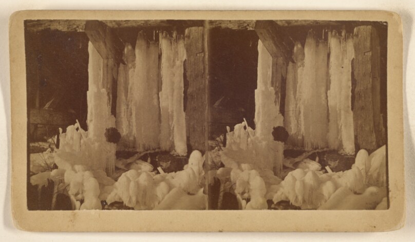 [Ice Formations, Katahdin Iron Works, Maine]