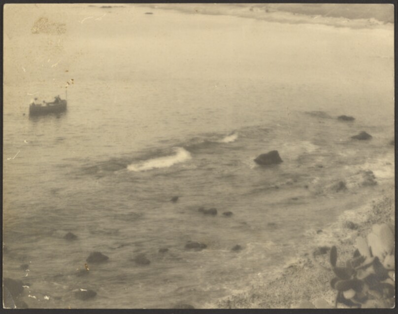[Shore scene]