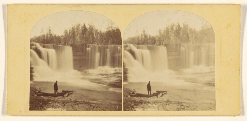 Portion of High Fall, Trenton, New York State.