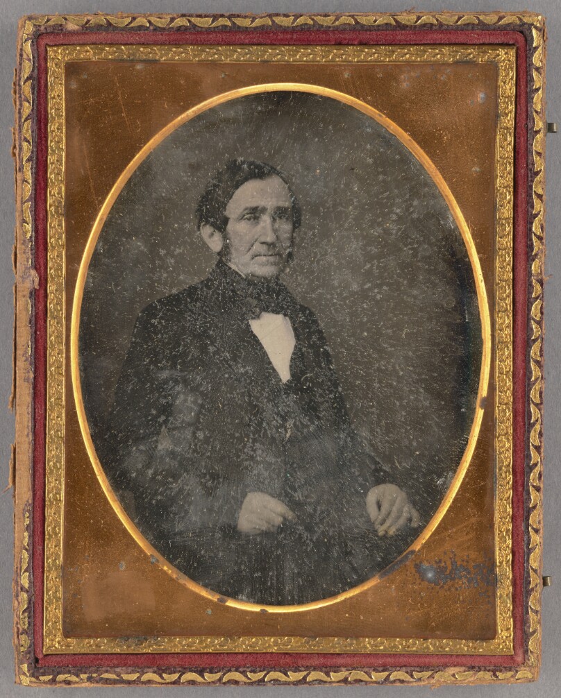 [Portrait of a Seated Man with Long Sideburns]