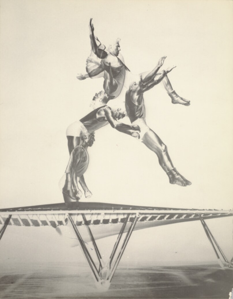 [John Adkin, Navy Chief Specialist Doing a Front Somersault]